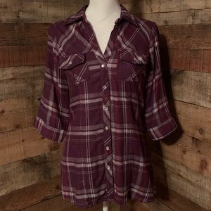 Purple Flannel Shirt